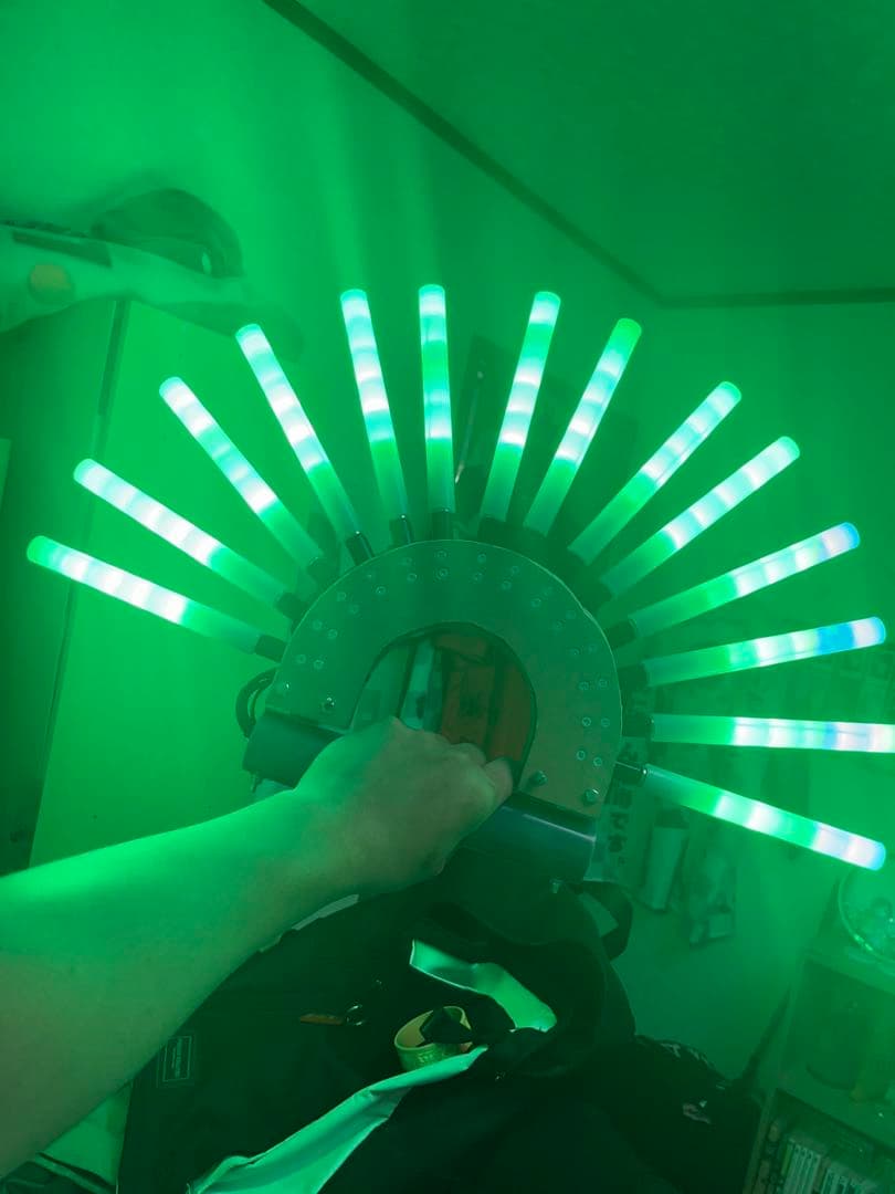 14連孔雀 緑単色