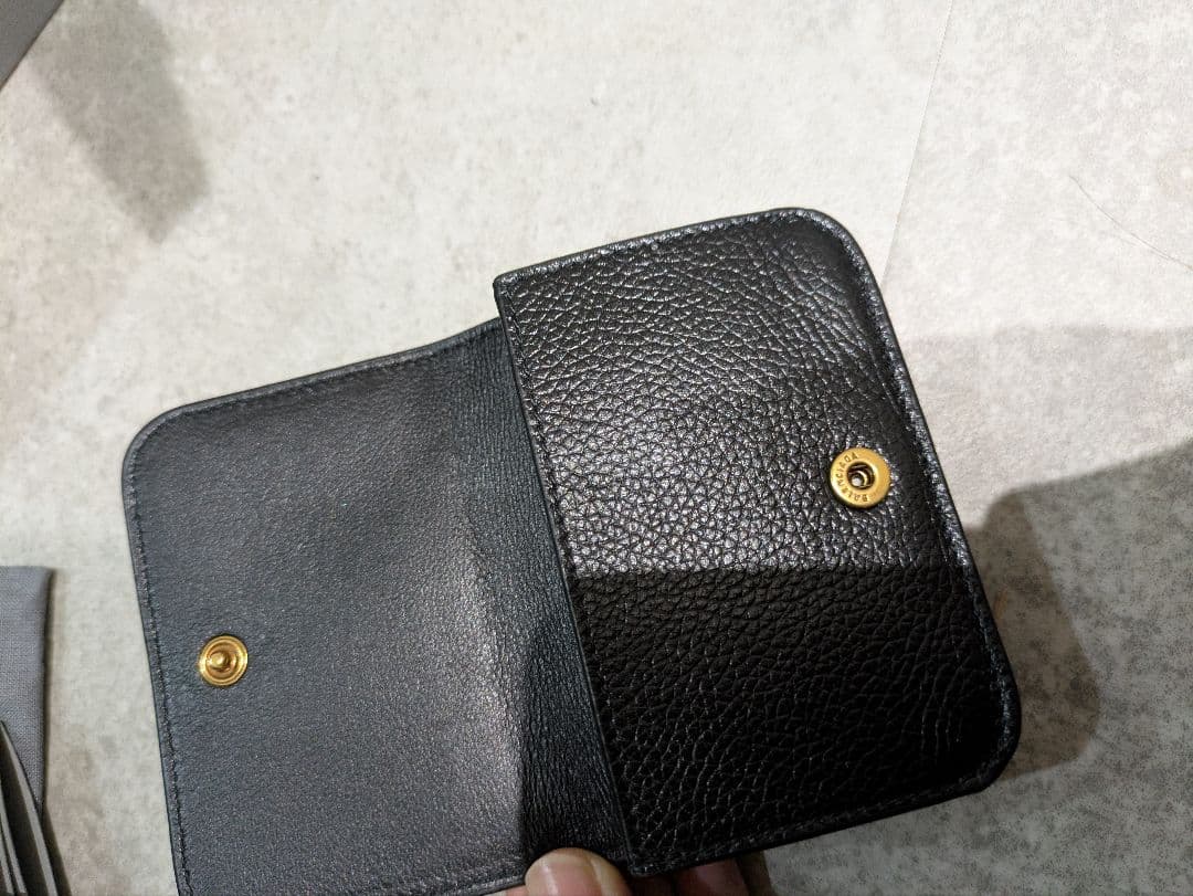 BALENCIAGA ブラック 三つ折り財布　未使用美品