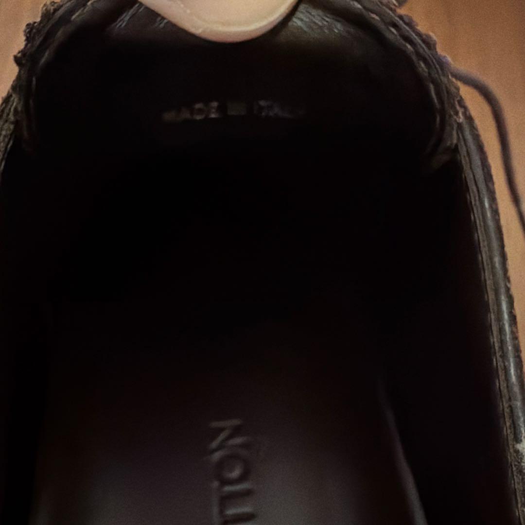 正規美品Louis Vuitton ブラウン スエード オックスフォード25cm