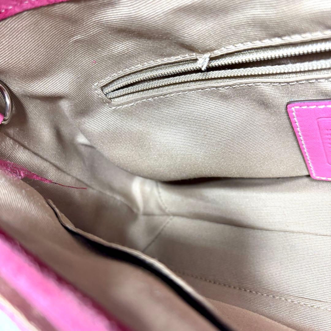 バッグ Coach One Shoulder Handbag pink soho