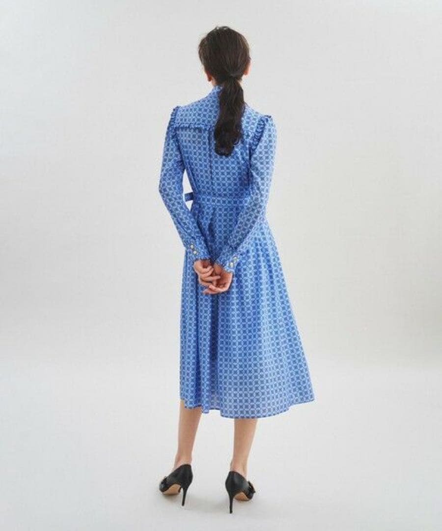 【試着のみ】キカチェックプリントドレス /GRACE CONTINENTAL