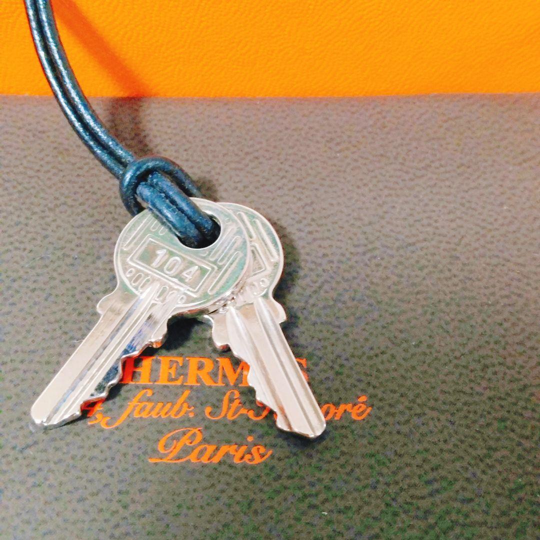 【美品】 HERMES エルメス カデナ　南京錠　パドロック鍵2ケ付き