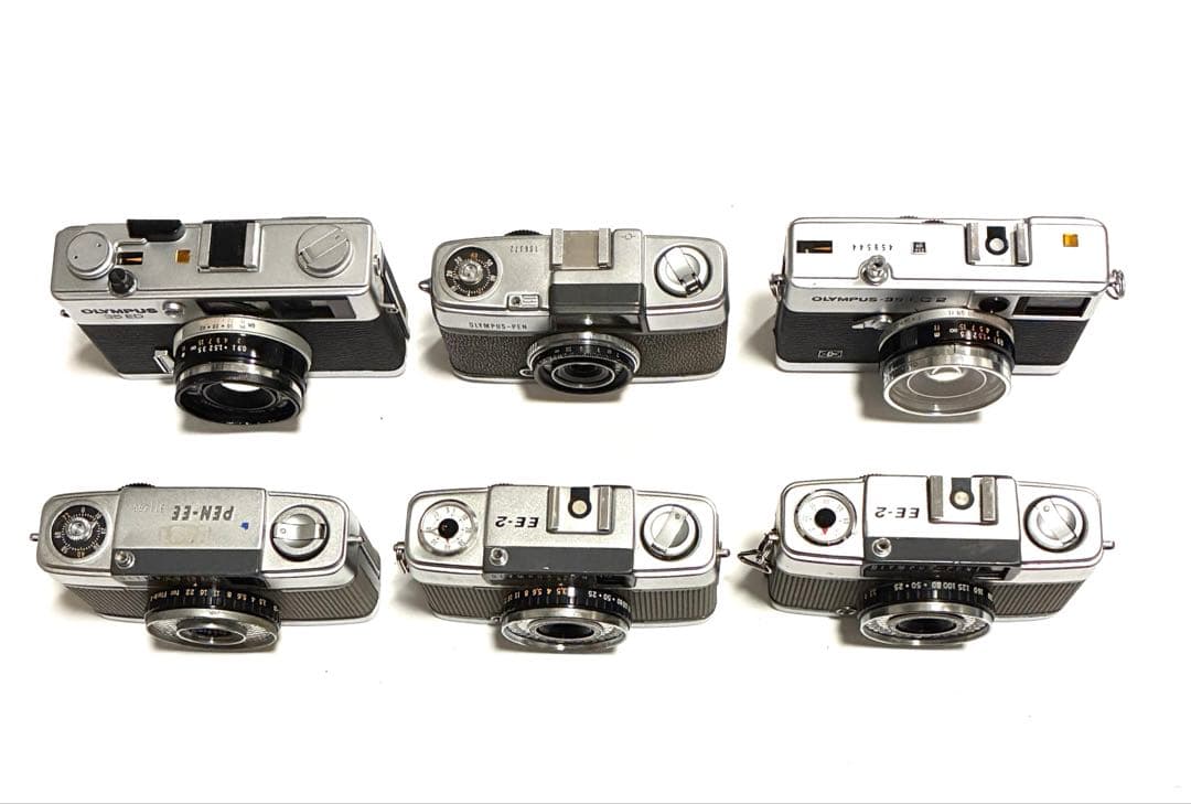 オリンパス PEN・EE、EE-2、35ED、35EC- 2　カメラ6台セット