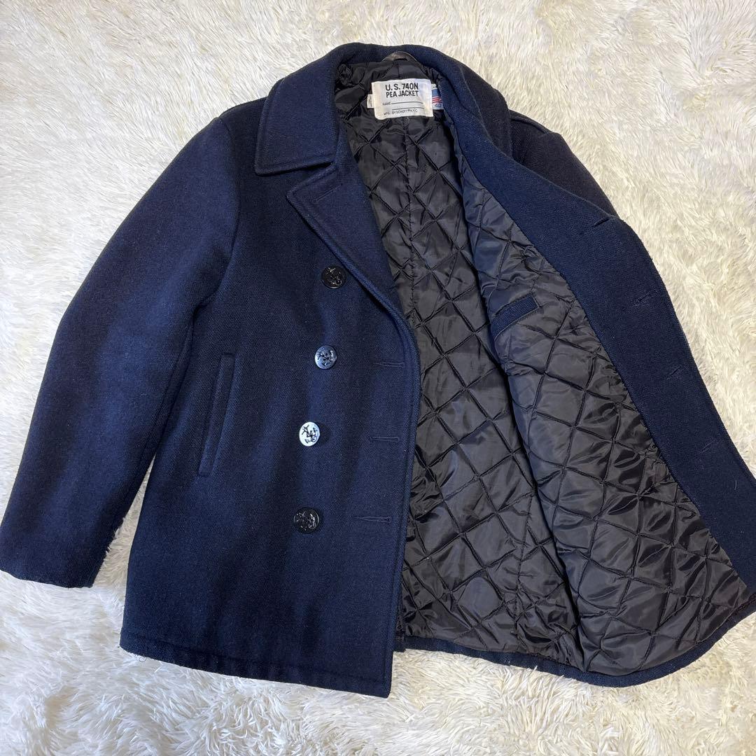 希少✨Schottショットピーコート　ネイビー　40サイズ　ウール
