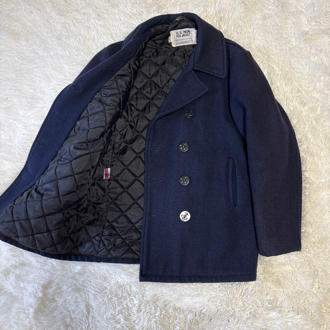 希少✨Schottショットピーコート　ネイビー　40サイズ　ウール