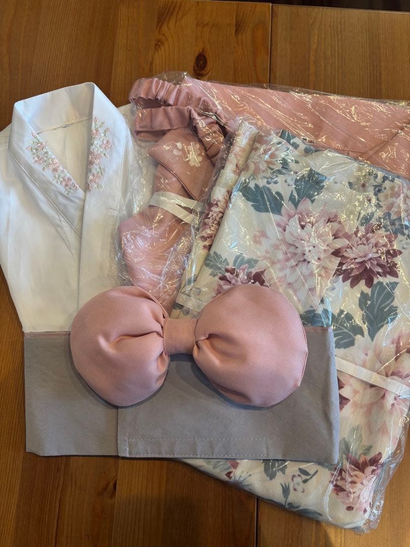 半襟付き着物袴セット