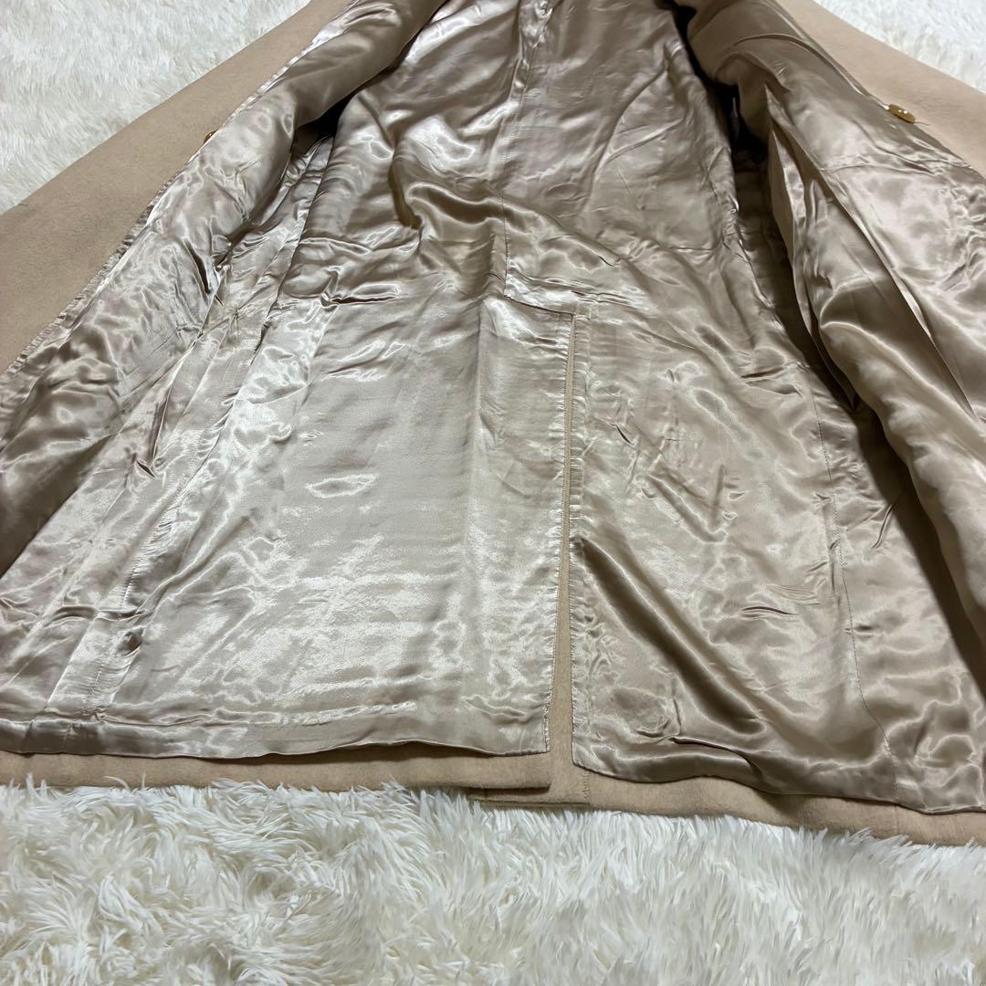 美品 ラルフローレン ロングチェスターコート ダブルブレスト ウール 男女兼用