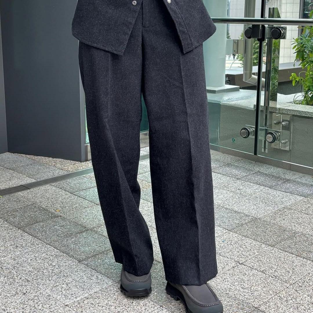 定価2.8万★新品★ノースフェイス ウッドランドウールパンツ センタープレス