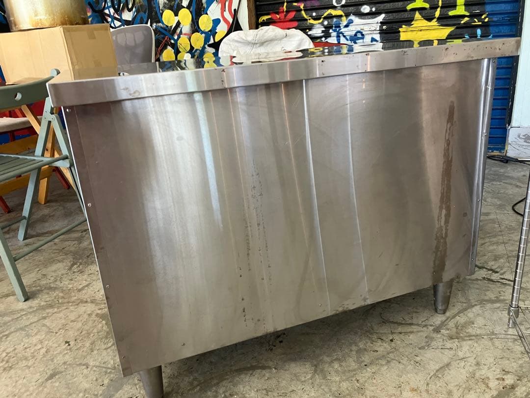 マルゼン ステンレス 食器庫 W1000×D450×H800mm 業務用 調理台