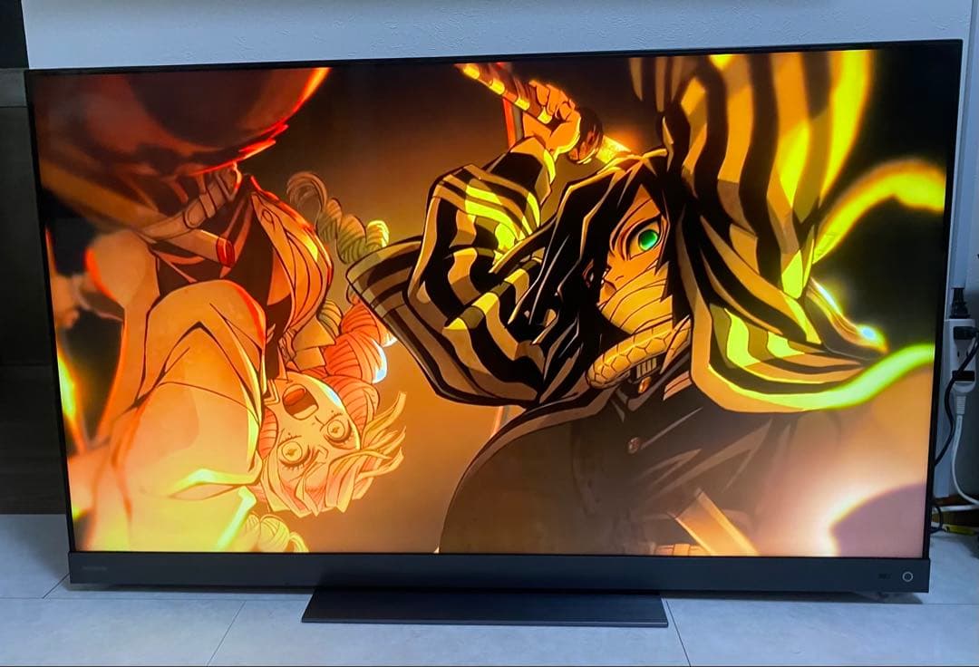 東芝 レグザ 55V型　4K テレビ 55Z740XS 21年製　動画アプリ