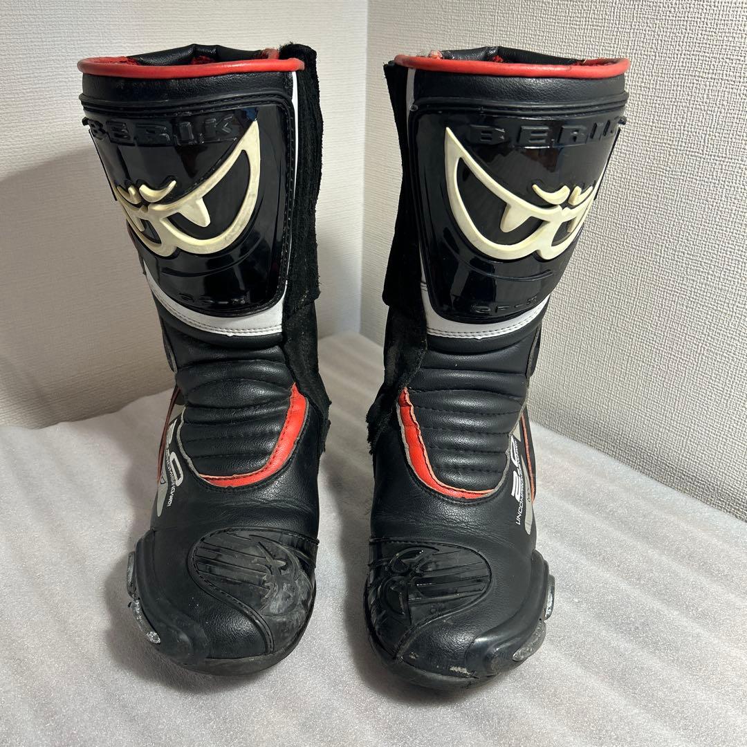 ベリック レーシングブーツ EU41 (25.5cm〜26.5cm) レッド