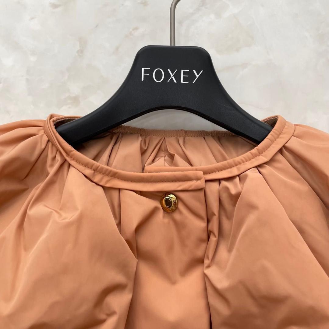 【極美品】Drawer タフタギャザースリーブコート 36　S　フレア　Aライン