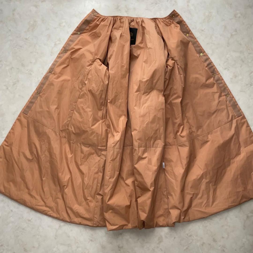 【極美品】Drawer タフタギャザースリーブコート 36　S　フレア　Aライン