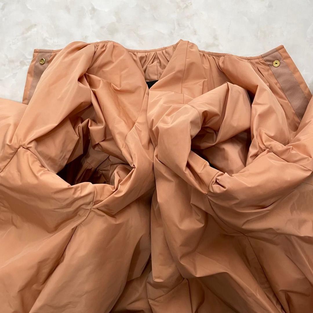 【極美品】Drawer タフタギャザースリーブコート 36　S　フレア　Aライン