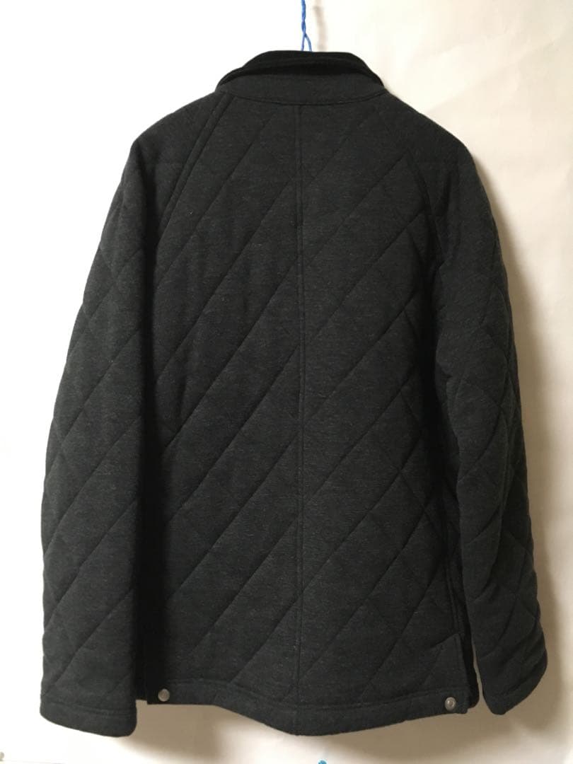 FRED PERRY フレッドペリー　肉厚Pコート　ワンポイント刺繍　グレー