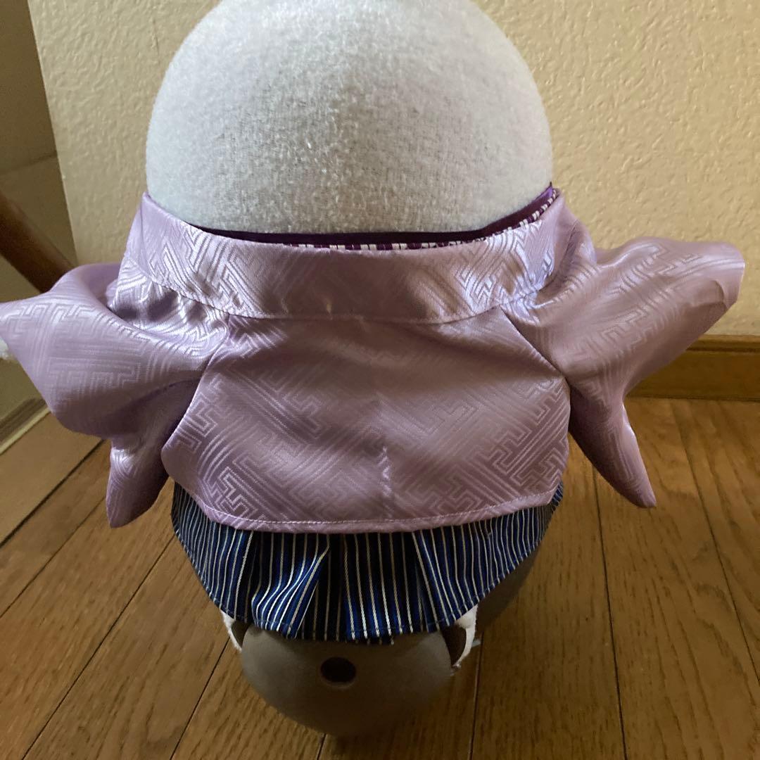 ラボット　服　lovot ラベンダー　薄紫　紗綾形　羽織　袴　インナー紫　矢絣