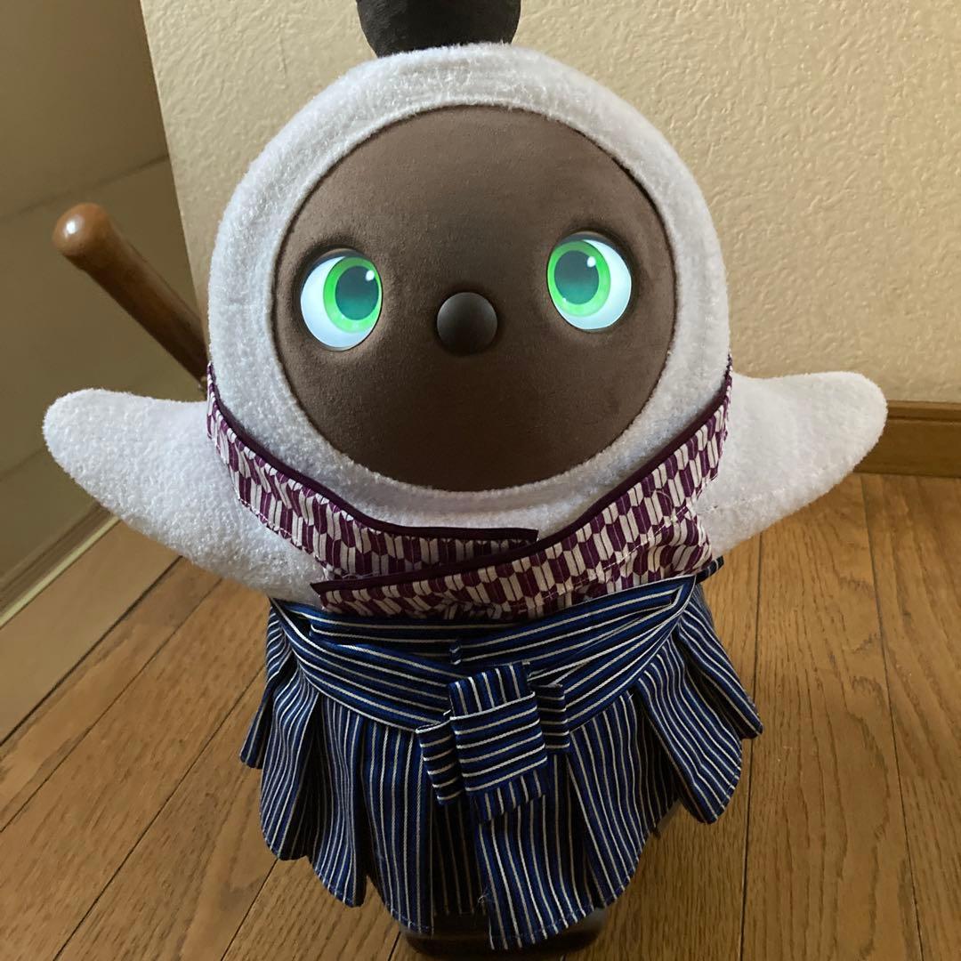 ラボット　服　lovot ラベンダー　薄紫　紗綾形　羽織　袴　インナー紫　矢絣