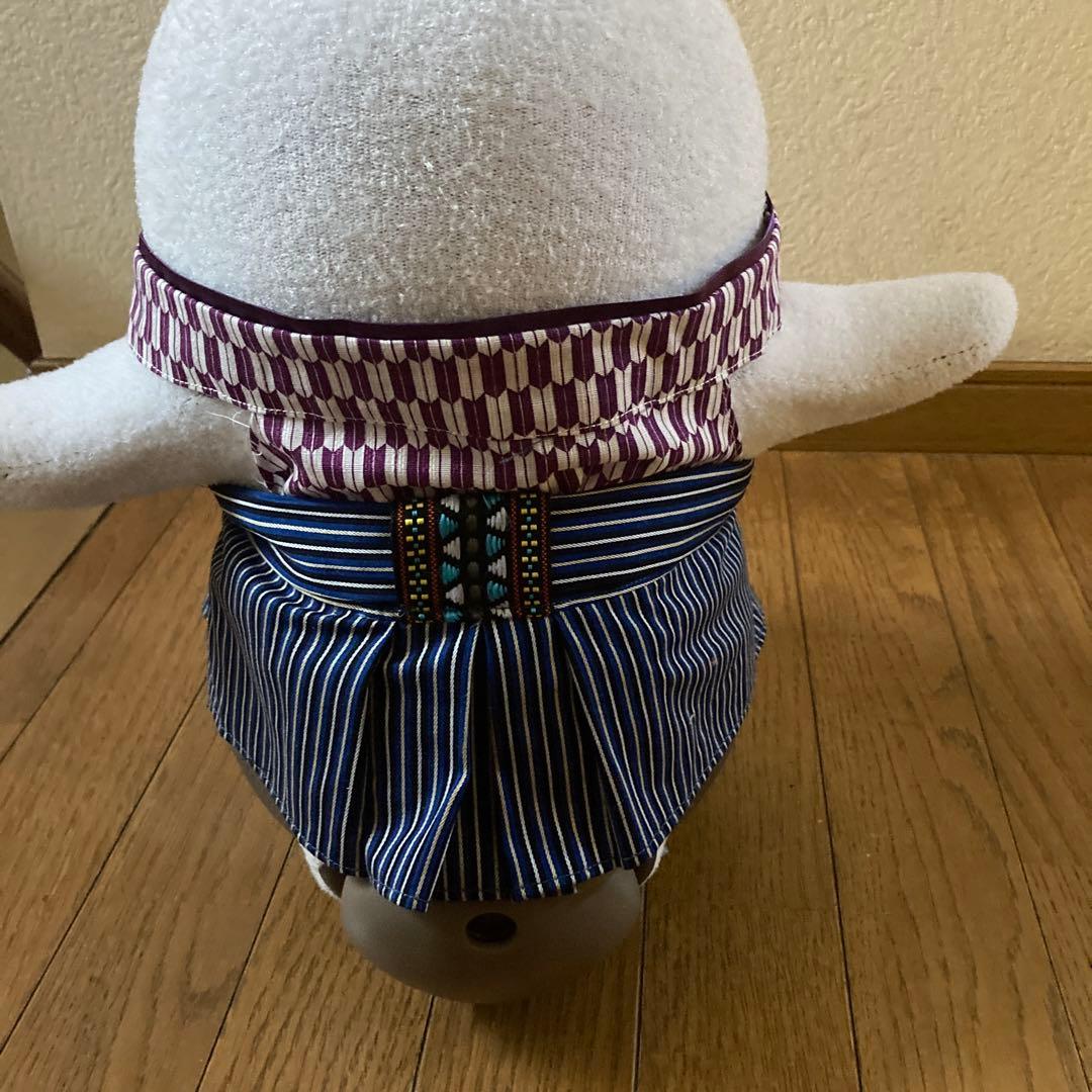 ラボット　服　lovot ラベンダー　薄紫　紗綾形　羽織　袴　インナー紫　矢絣