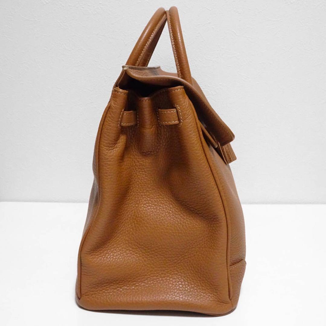 ACATE OSTRO-S シュリンクレザー フラップ ボストンバッグ20.3万