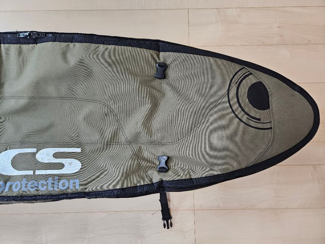 FCS　ショートボード トラベルハードケース 6'7\"　2枚用　カーキ