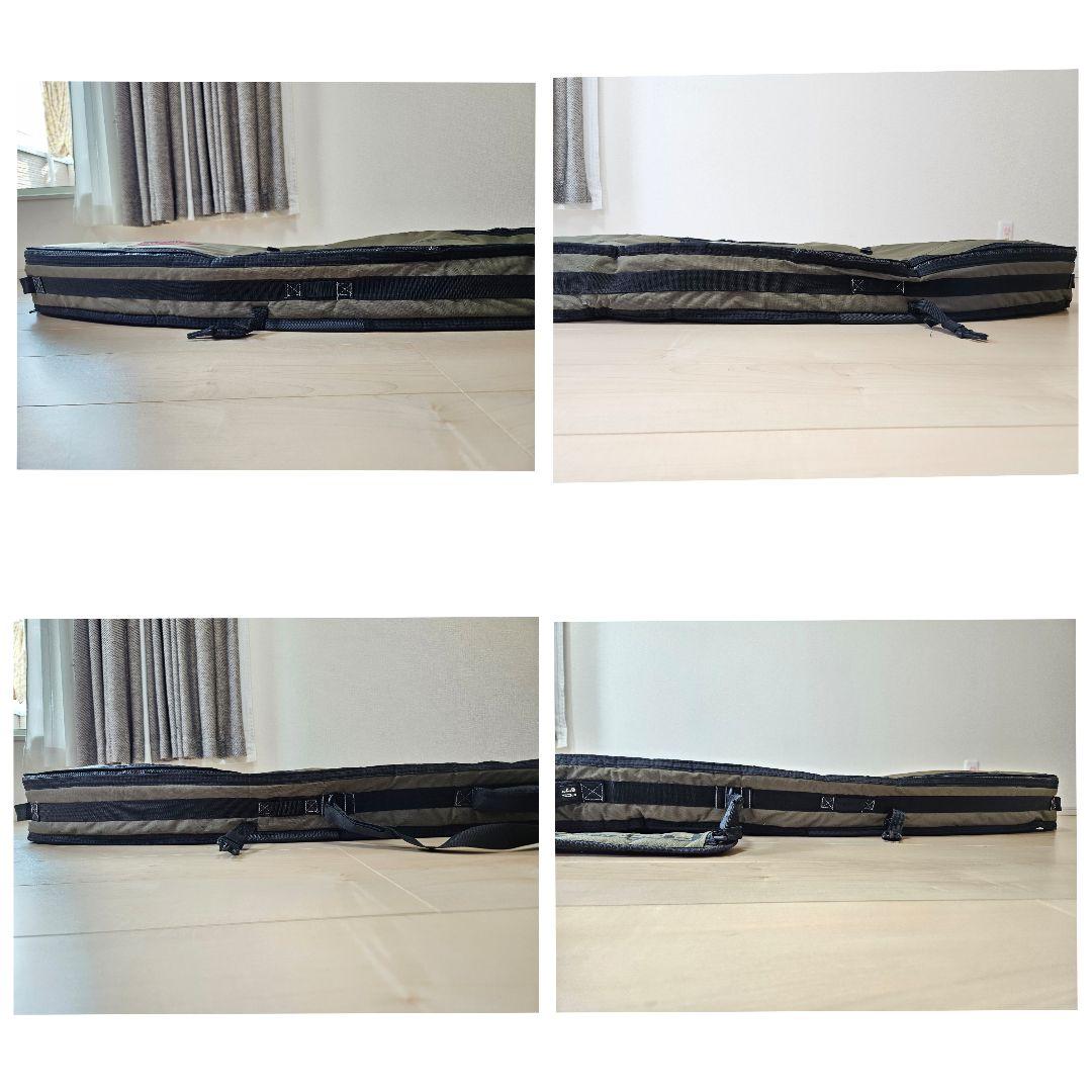 FCS　ショートボード トラベルハードケース 6'7\"　2枚用　カーキ