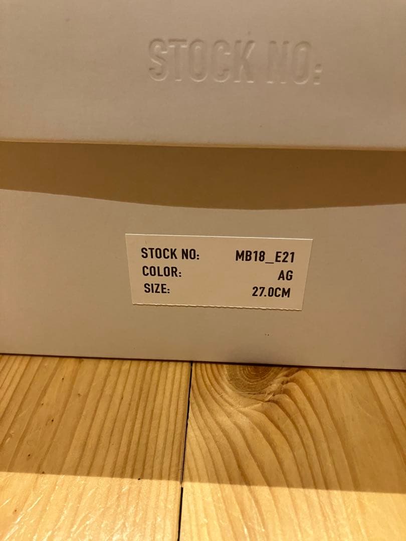 STOCK :NO MOCCASIN モカシン　ワラビー　　ストックナンバー