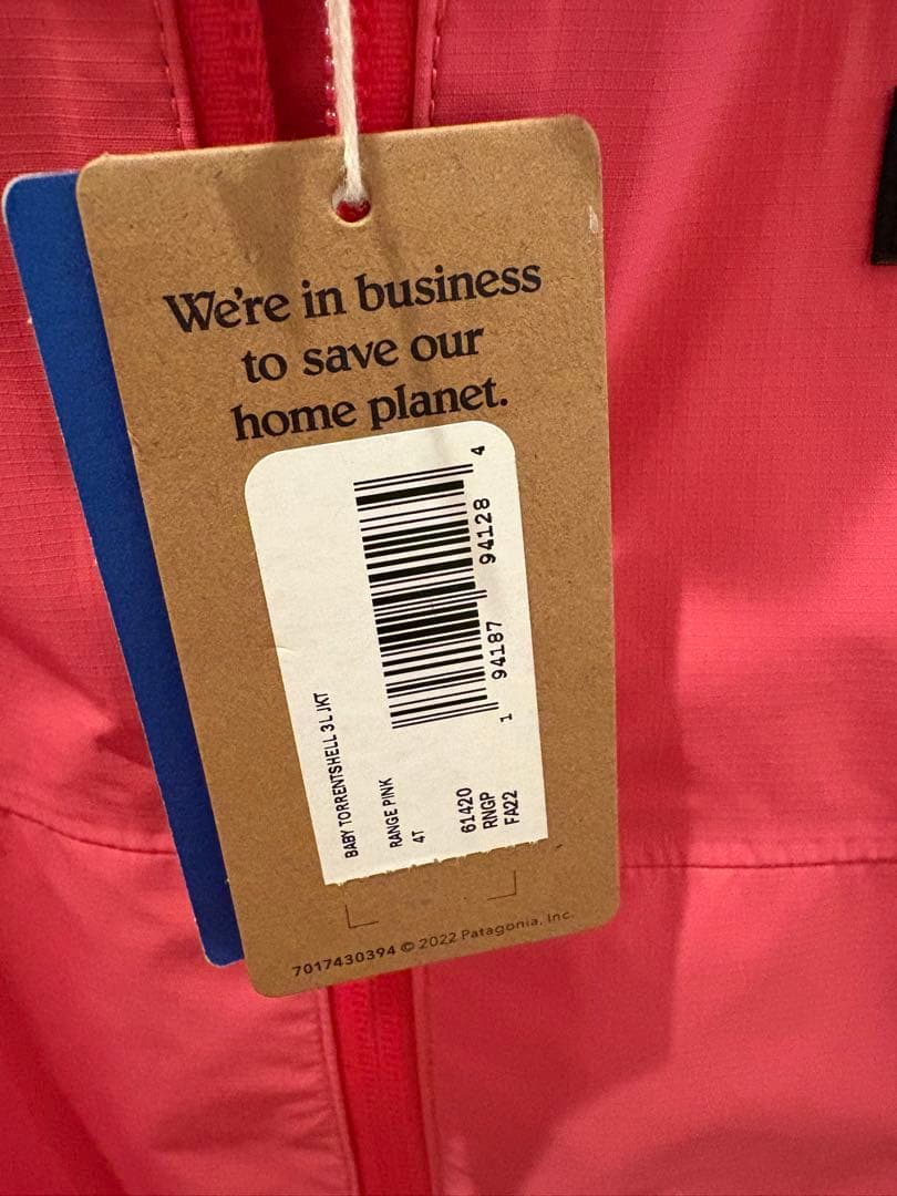 【新品】パタゴニア ベビー トレントシェル3L・ジャケット　4T