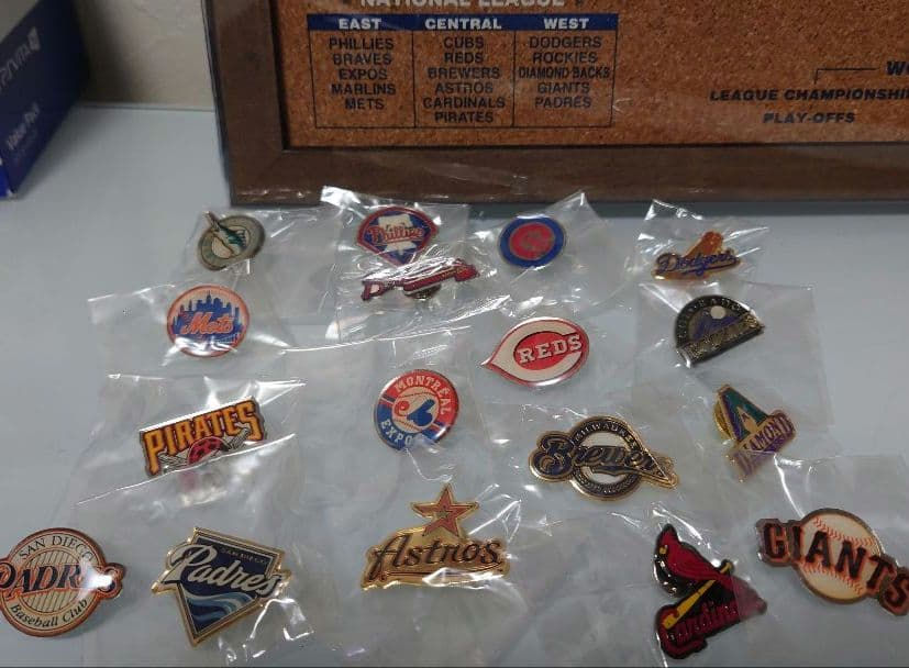 USA メジャーリーグベースボール 【TEAM PINS MAP】