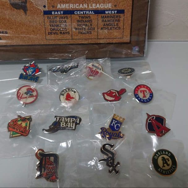 USA メジャーリーグベースボール 【TEAM PINS MAP】