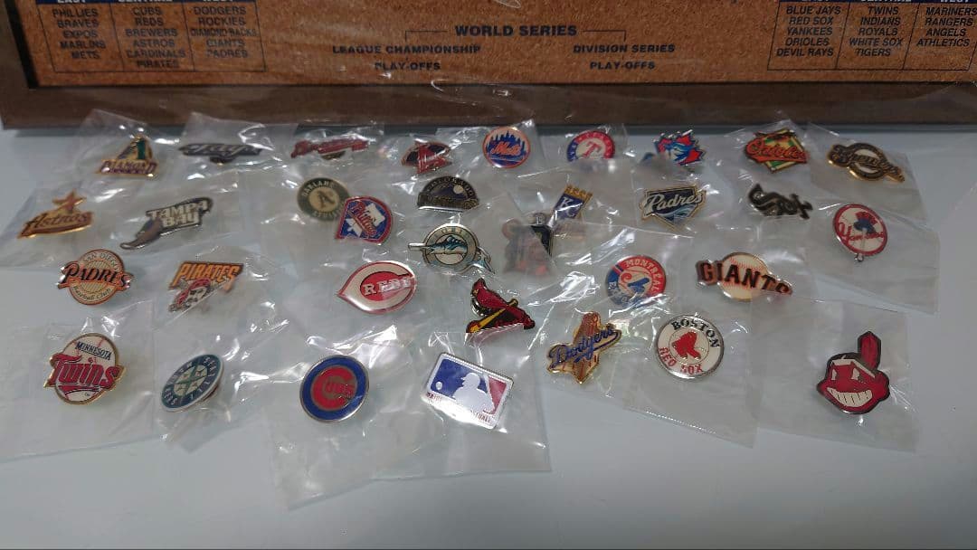 USA メジャーリーグベースボール 【TEAM PINS MAP】