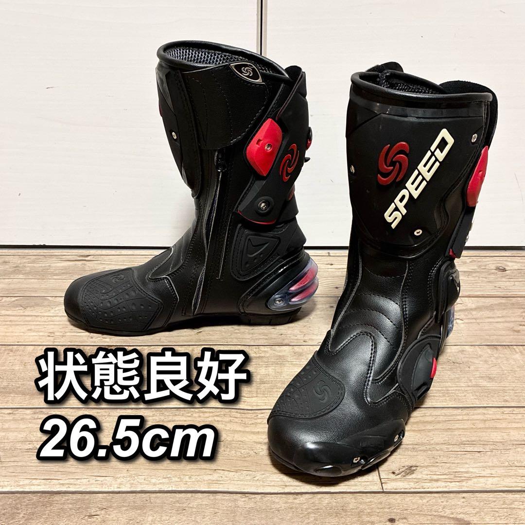 【使用感少 良好】SPEED　レーシングブーツ サイズ43 26.5cm