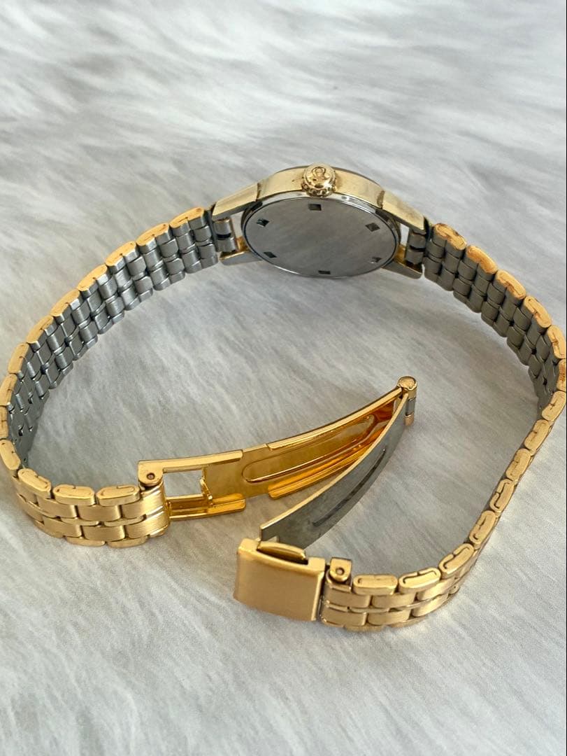 【OH済】OMEGA オメガ シーマスター 手巻き ゴールドアンティーク腕時計