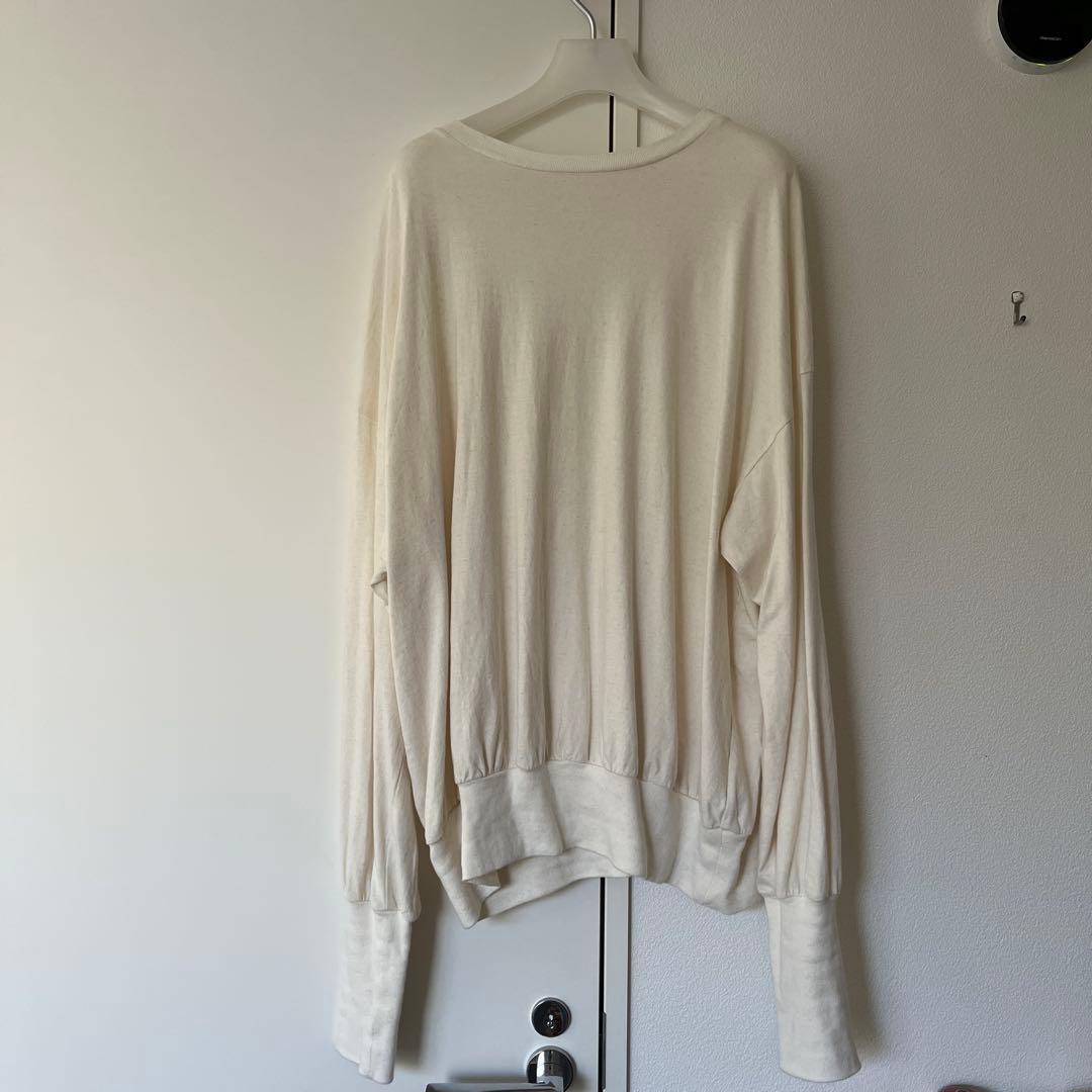 トップス barbell object / bo top (loose) -ECRU