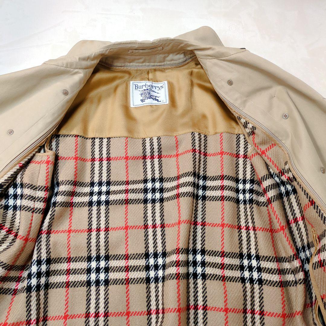 【良品 】バーバリーズ トレンチコート 白タグ ベルト ライナー ノバチェック