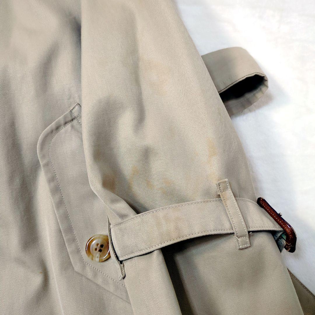 【良品 】バーバリーズ トレンチコート 白タグ ベルト ライナー ノバチェック