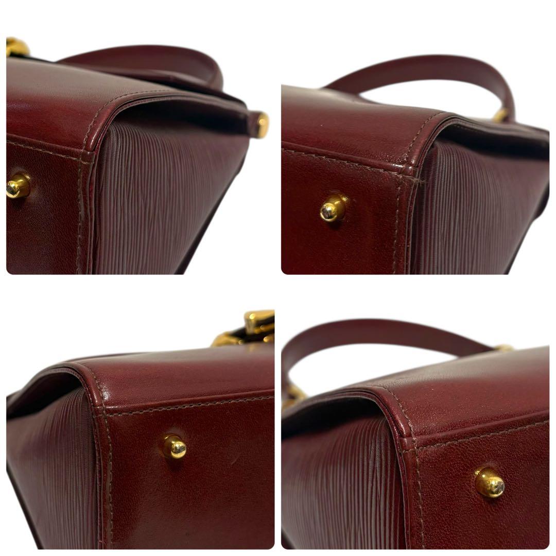 【美品✨】ヴァレンティノガラヴァーニ ハンドバッグ 2way レザー ボルドー