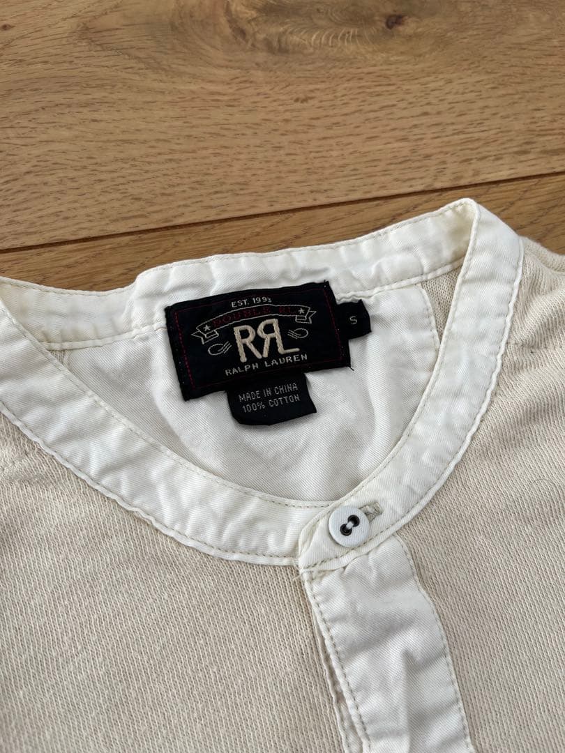 RRL ヘンリーネック カットソー ダブルアールエル 長袖シャツ ロンT