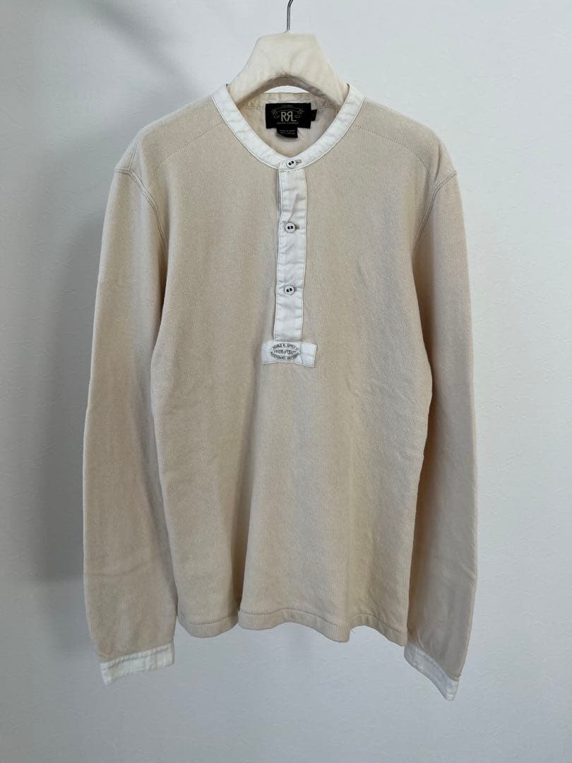 RRL ヘンリーネック カットソー ダブルアールエル 長袖シャツ ロンT
