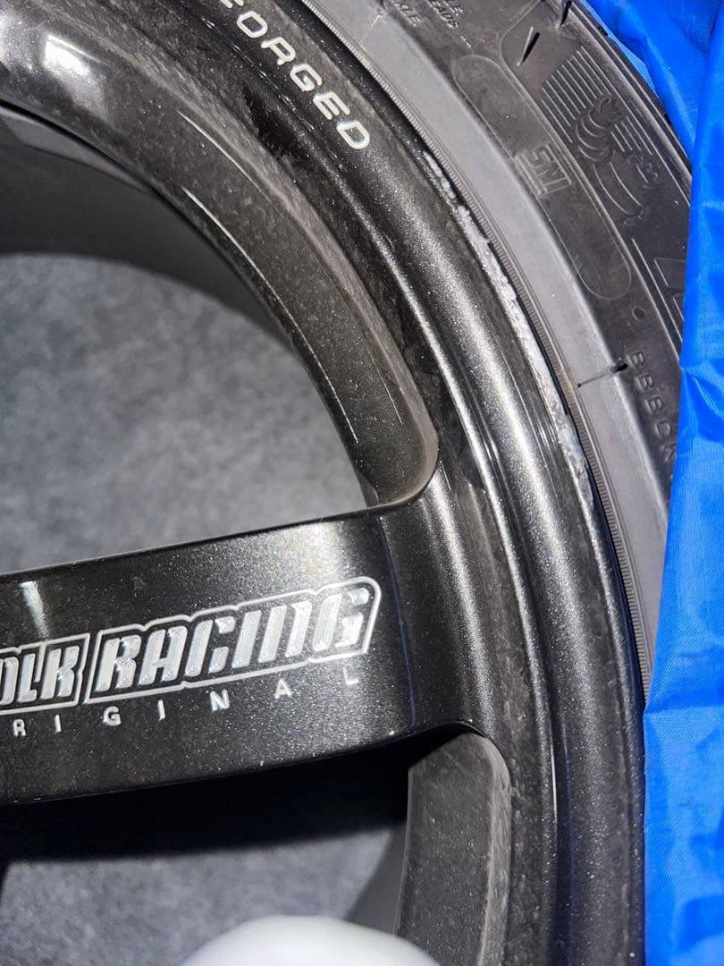 RAYS TE37 SAGA S-plus タイヤ付18インチ9.5Jプラス35