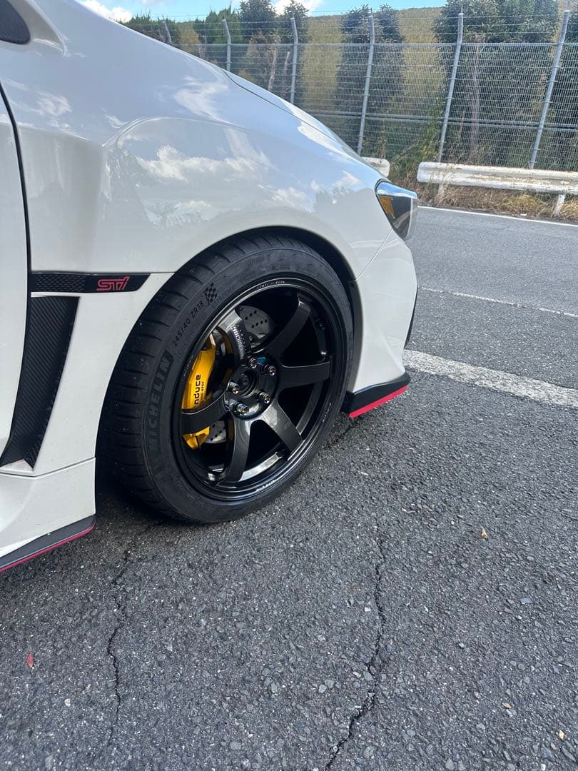 RAYS TE37 SAGA S-plus タイヤ付18インチ9.5Jプラス35