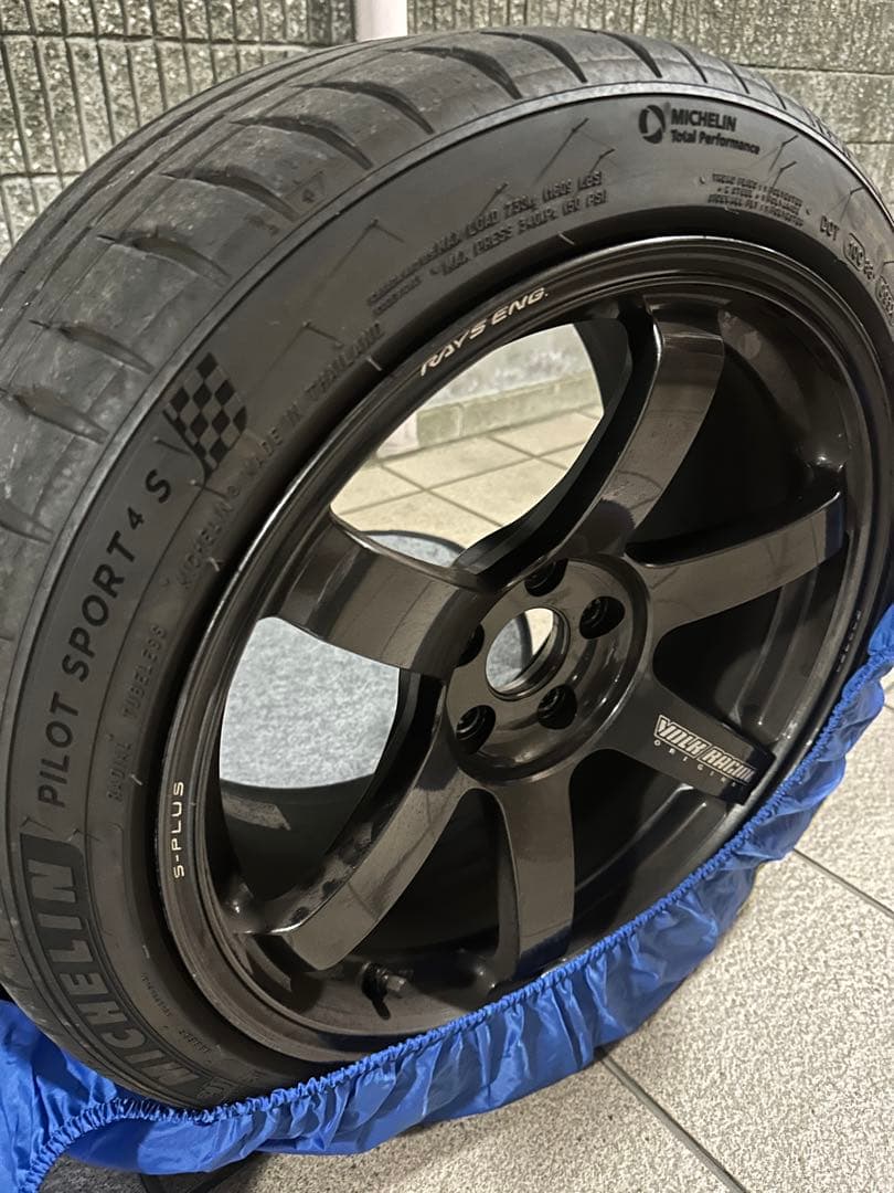 RAYS TE37 SAGA S-plus タイヤ付18インチ9.5Jプラス35
