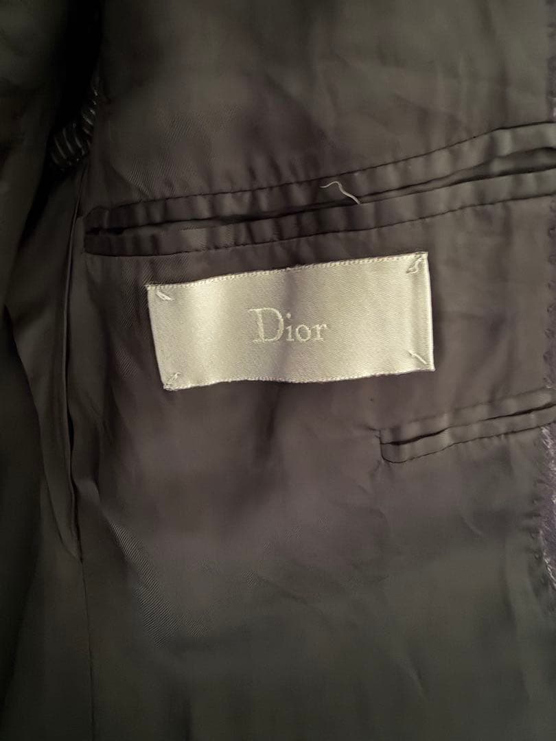 Dior 16awダークパープル ストライプスーツ