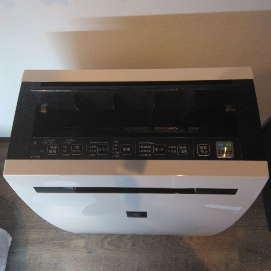 SHARP 除加湿空気清浄機　KC HD70 W