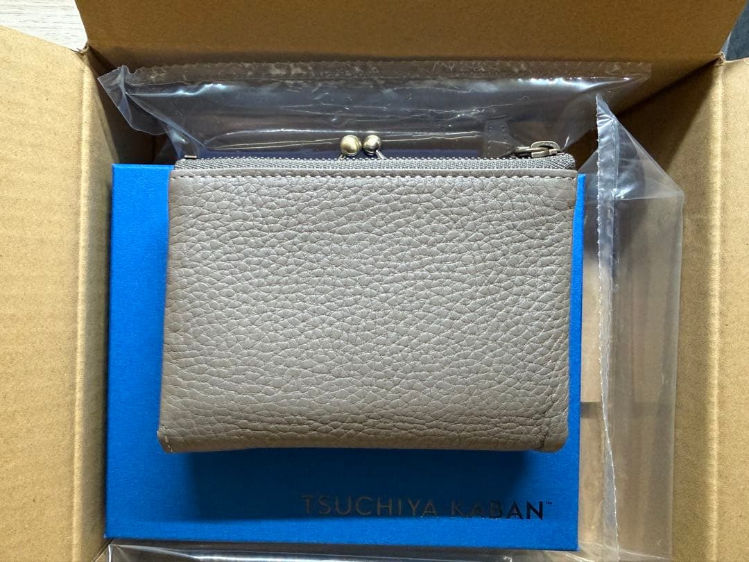 アンパンマン⭐︎TSUCHIYA KABAN グレー 二つ折り財布