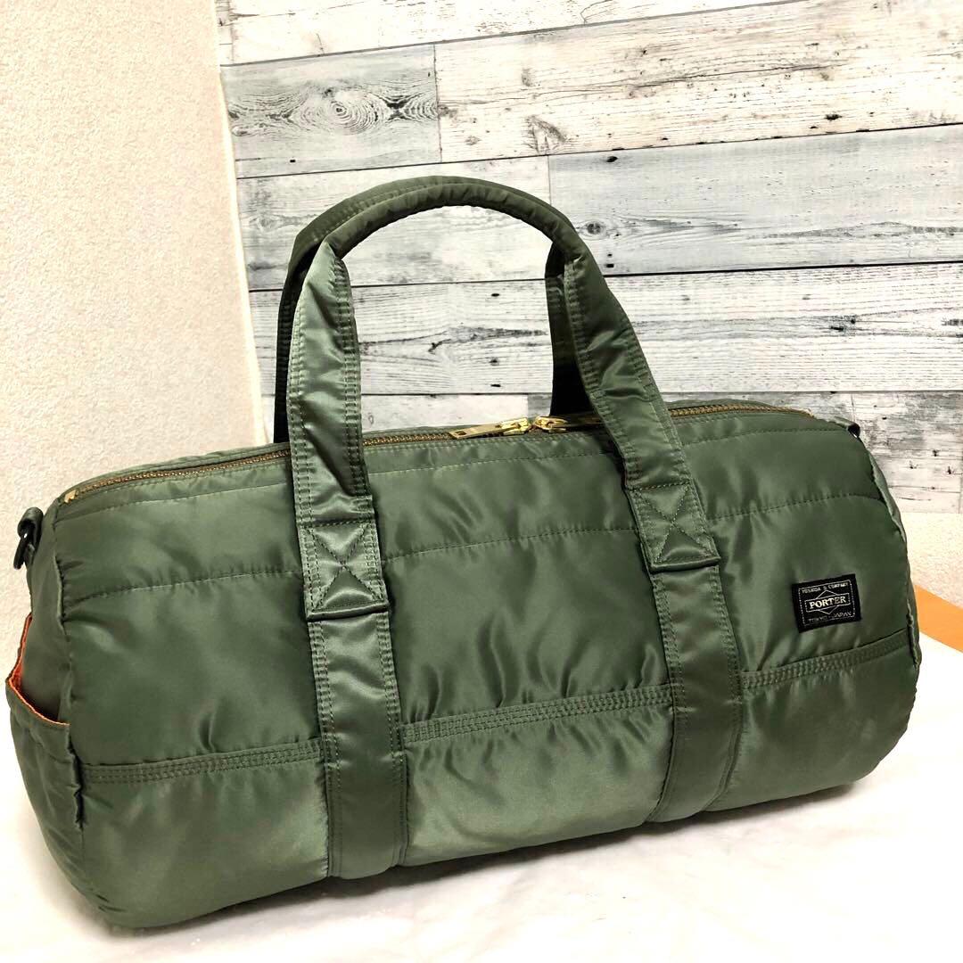 未使用級✨現行タグ ポータータンカー ボストンバッグ2way セージ 吉田カバン