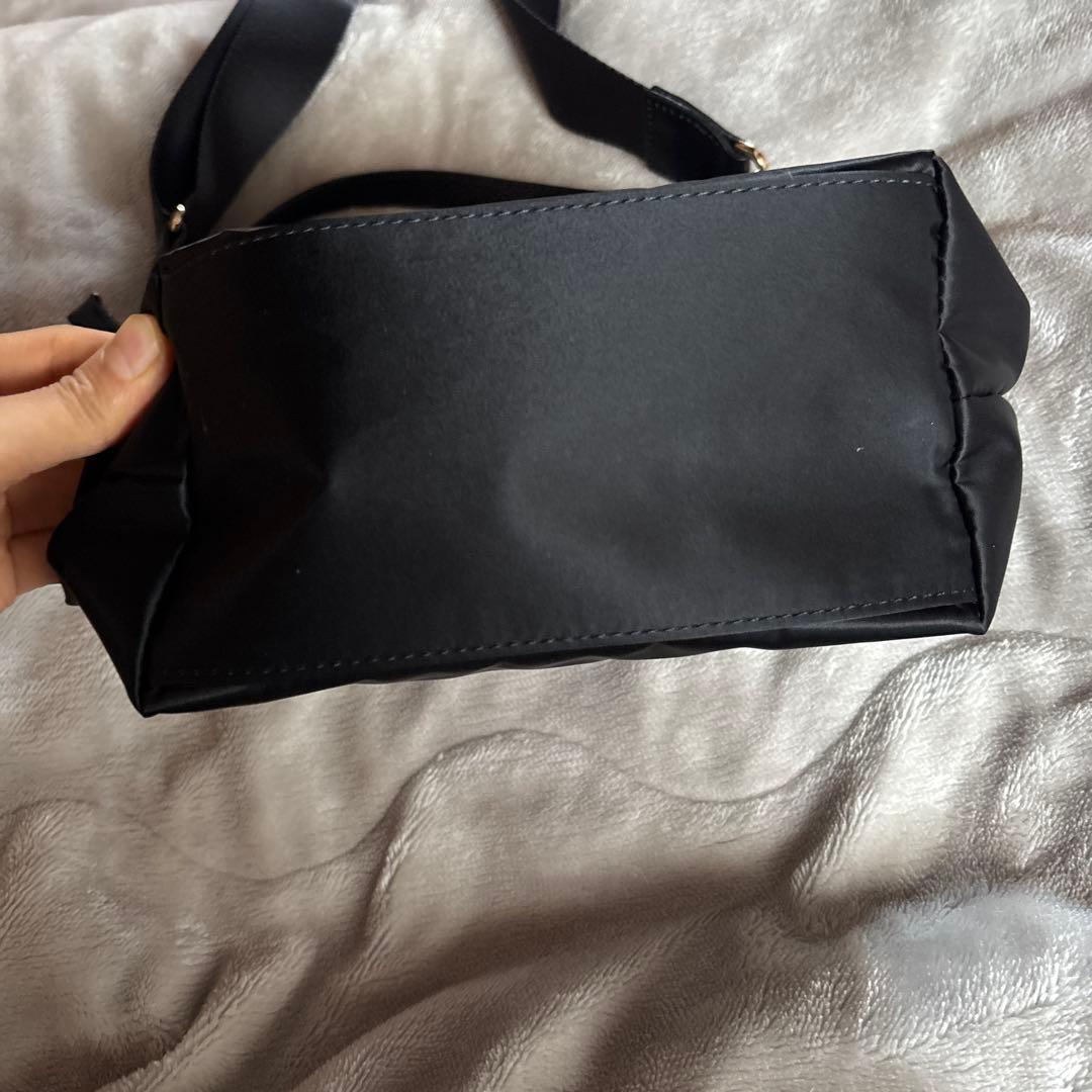 ラシット 2wayシンプルショルダーバッグ 290g ブラック