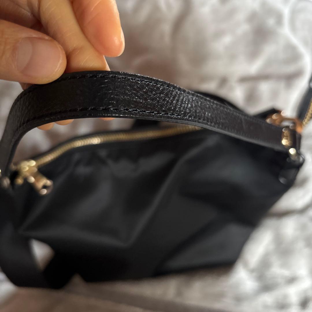 ラシット 2wayシンプルショルダーバッグ 290g ブラック