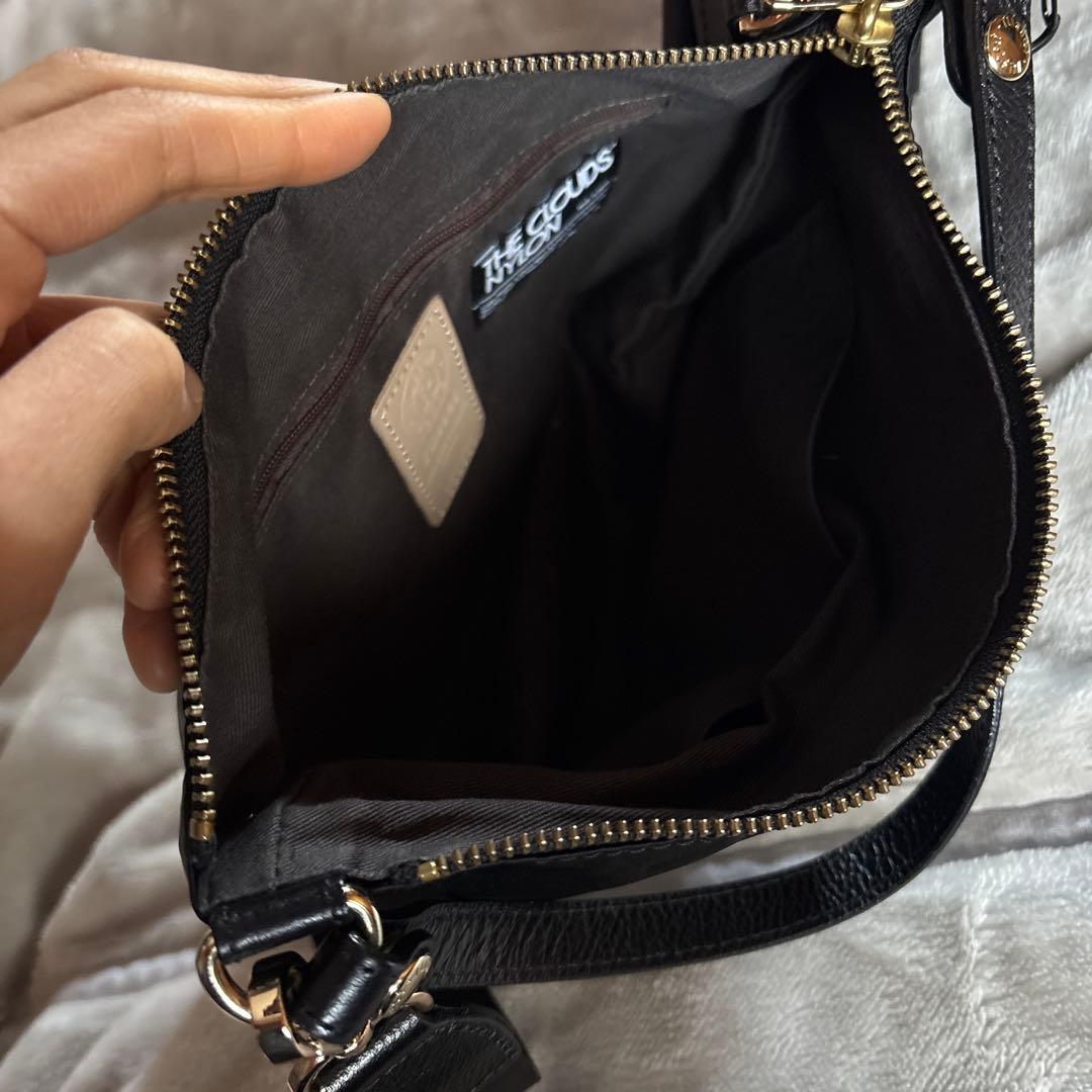 ラシット 2wayシンプルショルダーバッグ 290g ブラック