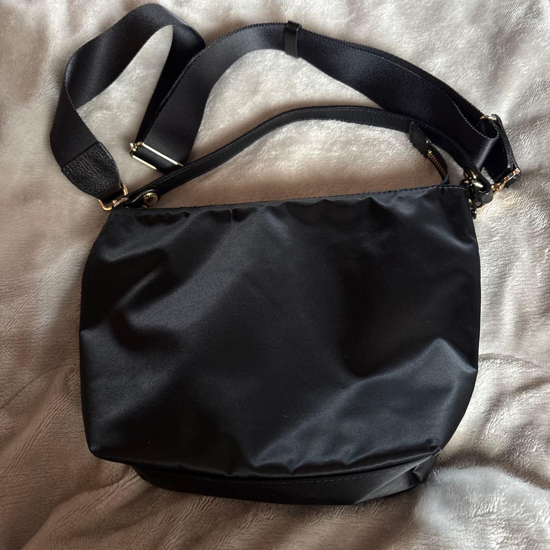 ラシット 2wayシンプルショルダーバッグ 290g ブラック