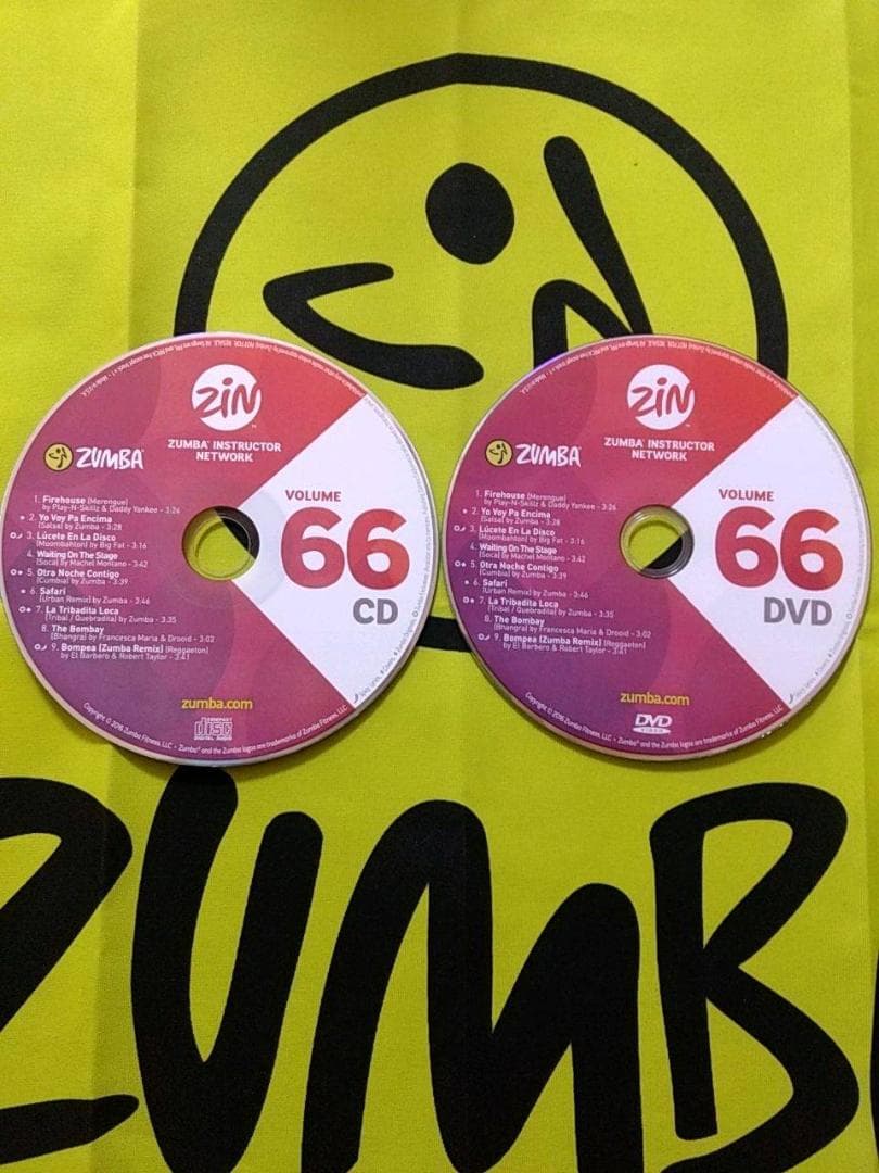 ZUMBA　ズンバ　ZIN61 ～ ZIN70　 CD ＆ DVD 20枚セット
